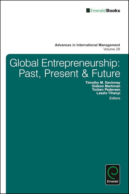 Book cover image for Global Entrepreneurship ISBN: 9781786354846